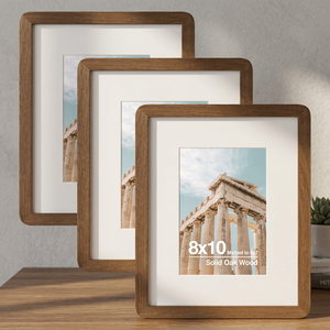 Handmade Solid Wood Photo <b>Frame</b> Rustic Decorative <b>Picture</b> <b>Frame</b> for Wall Tabletop Display Home Office Gift Decor - Product Image 3