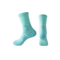 Chaussettes de basket-ball pour équipe avec rembourrage en tissu éponge, chaussettes de sport absorbantes multicolores pour l'entraînement