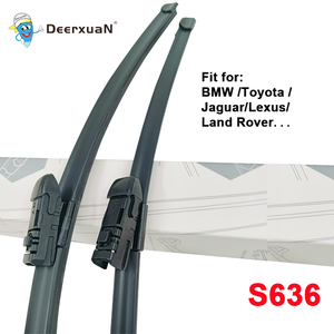 Spazzola Tergicristallo Piatta in Gomma Naturale DeerxuaN 14-28 Pollici per Tutte le Stagioni, per MINI Smart <span class=keywords><strong>Citroen</strong></span> con Garanzia di 1 Anno - Product Image 4