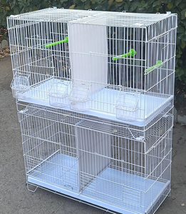 กรงนกแบบมีฉากกั้นสำหรับนกแก้วจากโรงงาน Geshifeng ขายส่ง - Product Image 6