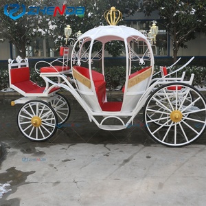 Exclusiva Carruaje de Caballos Blanco para Bodas al Estilo Occidental, Último Modelo, Transporte Especial para Bodas Reales Modernas - Product Image 6