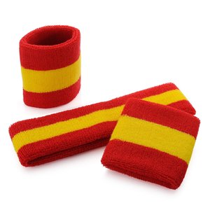 Juego <span class=keywords><strong>de</strong></span> Cintas para el Sudor - Cintas Deportivas para la Cabeza <span class=keywords><strong>y</strong></span> Muñecas para Hombres <span class=keywords><strong>y</strong></span> Mujeres, Cintas <span class=keywords><strong>de</strong></span> Tela <span class=keywords><strong>de</strong></span> Algodón para Tenis, Baloncesto, Gimnasio, Ejercicio - Product Image 3