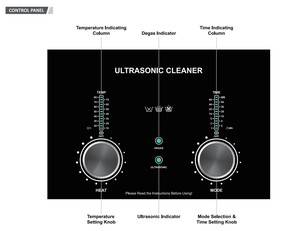 <span class=keywords><strong>Nettoyeur</strong></span> ultrasonique électrique de 6,5 <span class=keywords><strong>litres</strong></span>, nouvelle conception 2024, fonction de dégazage mécanique intelligente, utilisation domestique, réservoir en acier inoxydable, 40 kHz - Product Image 5