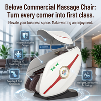 Fauteuil de massage commercial économique à monnayeur ou à billets, zéro gravité, avec airbags intégraux et paiement par carte de crédit ou code QR