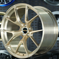 عجلات سبائك مطروقة ذهبية VS5RS مقاس 15-24 بوصة 5x120 5x114.3 لسيارات BMW M3 G80 ونيسان ألتيما وسوبارو ليجاسي وتويوتا كراون وهوندا أبكس