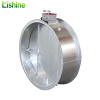 Lishine HVAC – Volet coupe-feu en acier galvanisé, flexible, à économie d'énergie, anti-corrosion, installation facile – Vente directe usine
