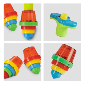 Juguete de Trompo LED para Niños, Set de 12 Trompos de Batalla con Luces Intermitentes, Divertidos Recuerdos para Fiestas de Cumpleaños, Juguete de Plástico - Product Image 5