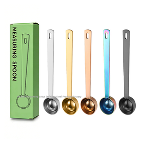 <span class=keywords><strong>Cuchara</strong></span> Medidora <span class=keywords><strong>de</strong></span> Matcha <span class=keywords><strong>de</strong></span> Acero Inoxidable 304 con Logotipo Personalizado, Pulido Espejo, Plateado y Dorado, para 1g y 2g <span class=keywords><strong>de</strong></span> Matcha en Polvo - Product Image 1