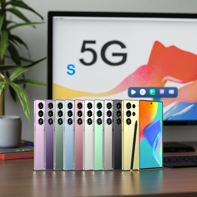 S25 5G Smartphone Advanced Ultra Smart with HD Screen 108MP Rear Camera Deca Core MTK 108MP Processor Dual 16GB CDMA LTE French