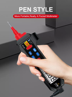 Voltmeter AC Lonn FSH3 Layar LCD dengan Lampu Latar, Alarm Suara, Rentang 60mV-600V, Bersertifikasi CE untuk Elektronik