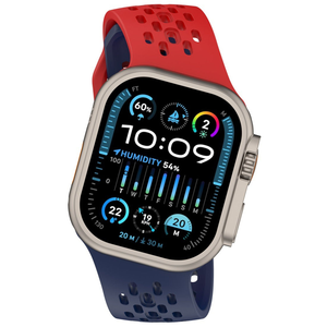 Correa de Silicona Líquida OEM con Orificios de Ventilación Inclinados, Asimétrica, Compatible con Apple Watch 11 Ultra - Product Image 2