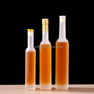 Bouteilles en verre transparent/ambre/vert <span class=keywords><strong>Bordeaux</strong></span>/Bourgogne 375ml 500ml 750ml à col long, portables, givrées, pour vin glacé et vodka - Product Image 4