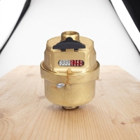 High Level Vertical Volumetric Mechanical Water Meter R160 Nylon ABS Brass Copper Plastic OEM Customizable