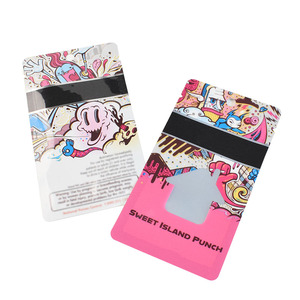 Impresión personalizada laminado de plástico papel de aluminio 3 sello lateral cremallera Mylar <span class=keywords><strong>Chamoy</strong></span> Candy Bag Lay bolsa plana bolsa con agujero para colgar - Product Image 3