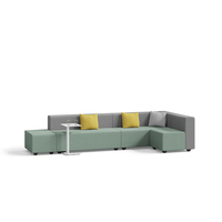 Canapé modulaire moderne en promotion, multifonctionnel, confortable, rembourré, avec structure en bois massif et éponge haute densité, idéal pour le bureau
