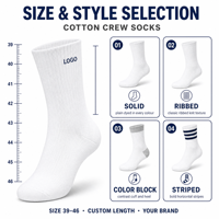 Chaussettes de sport en coton de luxe pour hommes, chaussettes d'entraînement imprimées, chaussettes respirantes pour hommes, chaussettes à séchage rapide, design de logo personnalisé