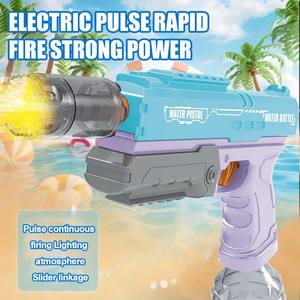 Boy & Girl Gun Toys Leistungs starke elektrische Wasser pistole Light-up Fight Toy Automatische Wasser pistole Spritzpistole für Kinder - Product Image 2