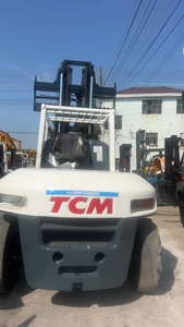 Montacargas Usado TCM100 de 10 Toneladas, de Segunda Mano, Alto Estándar, Precio con Descuento, Marca Japonesa de Buena Reputación, Motor Diésel, en Venta - Product Image 4