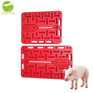 Pig Farming Pig Equipment Accessories Red Plastic Pig Baffle Sorting <strong>Board</strong> Thicken <strong>Herding</strong> Manual Blocking <strong>Board</strong> Pig Farm - Product Image 4