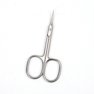 Tijeras de Manicura de Acero Inoxidable, Hoja Recta Afilada para Cejas, Maquillaje, Recorte de Cutículas, Tijeras de Belleza al por Mayor - Product Image 1