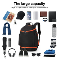 Sac à dos décontracté haut de gamme avec grande capacité imperméable pour les voyageurs en plein air, sac à dos de sport personnalisable avec logo, livraison rapide multiple