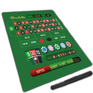 Складной резиновый коврик для покера, стирающийся азартный стол