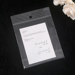 Bao bì màng co tự dính trong suốt chất liệu BOPP PP OPP có lỗ treo, bán buôn - Product Image 5