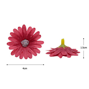 Fleurs artificielles en soie Dongchen Crafts, marguerites, diamètre 4 cm, fleurs de base pour décoration de mariage, accessoires de photographie - Product Image 5
