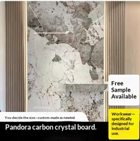 Panel Dinding TV Serat Bambu Kustom Gaya Mewah untuk Dekorasi Ruang Tamu