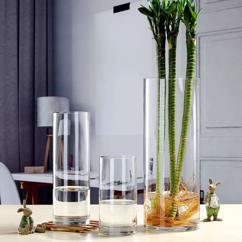 Factory Produced Wholesale Glass Flower Vase for Home Decor