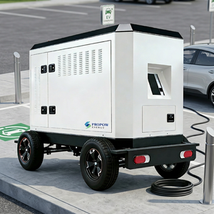 Système de recharge mobile pour véhicules électriques (VE) en conteneur, haute puissance et capacité, avec stockage d'énergie par batterie portable à refroidissement par air, 30kWh, 45kWh, 60kWh, 100kWh, 216kWh - Product Image 3