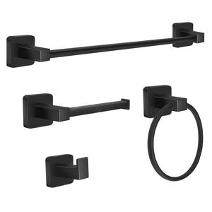 Gran oferta, accesorios de baño de acero inoxidable telescópicos extensibles de oro negro, productos de baño, juego de accesorios de baño - Product Image 3
