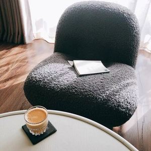 Silla giratoria <span class=keywords><strong>de</strong></span> lana <span class=keywords><strong>de</strong></span> cordero acogedora italiana, silla <span class=keywords><strong>de</strong></span> Sherpa <span class=keywords><strong>de</strong></span> tela Boucle blanca individual, muebles para sala <span class=keywords><strong>de</strong></span> estar, silla <span class=keywords><strong>de</strong></span> salón Gubi <span class=keywords><strong>Pacha</strong></span> - Product Image 5