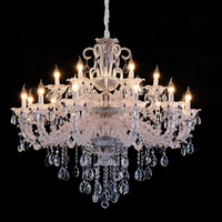 Lustre suspendu en cristal K9 de style européen pour salle à manger, salon, décoration de villa