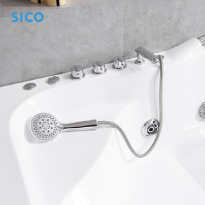 Europese Stijl Jacuzzier Massagebad Tegen Een Goedkope Prijs Acryl Whirlpool Met Waterval En Luchtmassage - Product Image 5