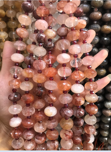 Joyería de alta calidad, piedra de luna, Rodonita de cuarzo <span class=keywords><strong>rosa</strong></span>, joyería de corte, pulsera artesanal, collar, clavos para las orejas - Product Image 2