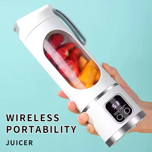 Presse-agrumes électrique portable rechargeable en acier inoxydable, capacité 380 ml, pour jus d'orange frais – Offre spéciale - Product Image 3