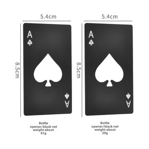 Sáng tạo thép không gỉ phong cách Thẻ mở chai mini spades thiết kế nhà thanh sử dụng phong cách Soda rượu bia mở Logo - Product Image 3