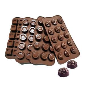 <b>Silicone</b> Multi-Shape Chocolate Making Reusable and Heat Resistant <b>Baking</b> Mold - Product Image 2