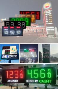 Insegna <span class=keywords><strong>LED</strong></span> Personalizzabile AUTODISP per Prezzi Carburante per Stazioni di Servizio con Garanzia di 2 Anni - Product Image 6