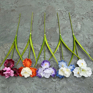 Fleurs d'<span class=keywords><strong>iris</strong></span> artificielles en EVA à 1 tête, style <span class=keywords><strong>jardin</strong></span>, pour la décoration <span class=keywords><strong>de</strong></span> mariages, événements et maisons (vente en gros) - Product Image 1