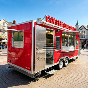Remorque alimentaire de luxe entièrement équipée, chariot de vente de thé à bulles, de smoothies, de desserts, de <span class=keywords><strong>crêpes</strong></span>, de glaces, camion de nourriture à vendre aux États-Unis et en Allemagne - Product Image 4