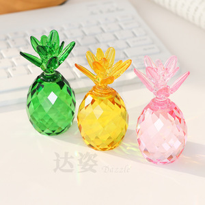 Adornos de Piña de Cristal, Decoración Moderna y Colorida para Fiestas - Product Image 4