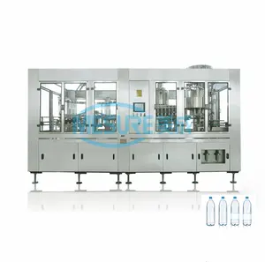 3 in 1 500ml PET water bottle filling machine drinking water production line filling and packing machine price