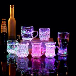 Vaso de Vidrio con Luces LED Intermitentes para Niños, con Líquido Luminoso Activado por Luz, Resistente al Agua y Duradero, para Fiestas de Halloween, Venta al Por Mayor - Product Image 1