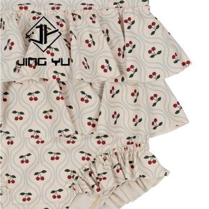 Traje de Baño Personalizado para Niños Pequeños OEN, Traje de Baño con Volantes para Niños, Traje de Baño de una Pieza de Poliéster Reciclado para Bebés - Product Image 6