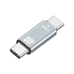 Adaptateur OTG <span class=keywords><strong>USB</strong></span> 4 40Gbps Vidéo 8K @ 60Hz Charge 100W 5A <span class=keywords><strong>USB</strong></span> C vers Type C Convertisseur de données Prise <span class=keywords><strong>pour</strong></span> <span class=keywords><strong>MacBook</strong></span> Pro <span class=keywords><strong>Air</strong></span> - Product Image 1