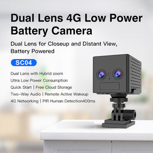 Sc04 Dual Lens 6x Zoom 4G Binnencamera Bewegingsdetectie Tweeweg Stem Nachtzicht Home Security 4G Simkaart 4G Minicamera - Product Image 2