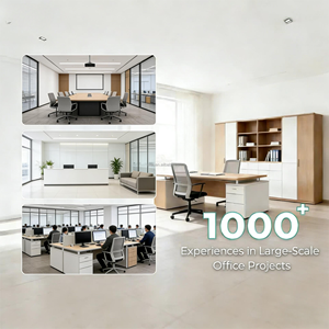 Scrivania Direzionale a L di Lusso Moderna per CEO, Finitura Nero-Oro in <span class=keywords><strong>MFC</strong></span>, Progetto Ufficio Aziendale High-Tech, Produzione Diretta ODM/OEM - Product Image 5