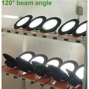 150W สำหรับไฟทรงสูงยูเอฟโอ LED 5000K สีอุณหภูมิตะขอเปิดดีไซน์ DLC + ETL ได้รับการรับรองสำหรับคลังสินค้าให้แสงสว่างในอาคารโรงงาน - Product Image 2